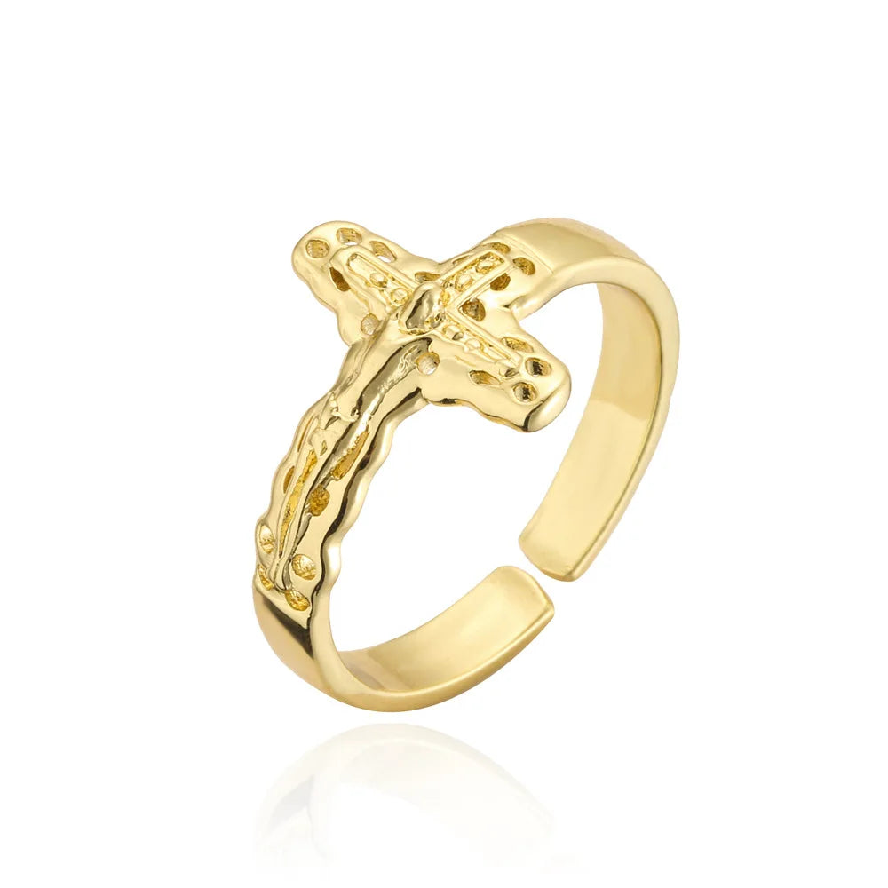 Brilliant Devotion: The Zircon Cross Ring Range