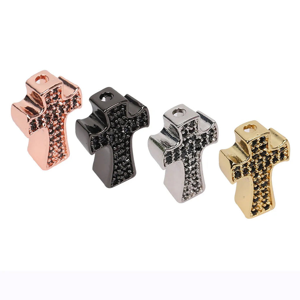 Maximum Sparkle: Cubic Zirconia Crystal Cross Pendants Collection