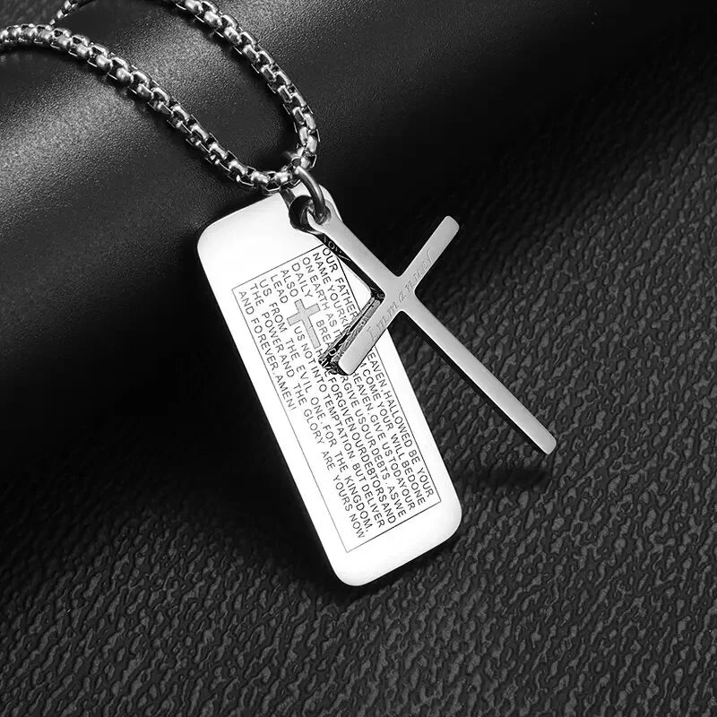 Enduring Faith: Stainless Steel Cross Pendant Necklace Range