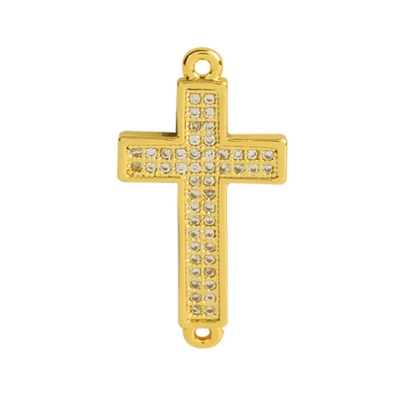 Maximum Sparkle: Cubic Zirconia Crystal Cross Pendants Collection
