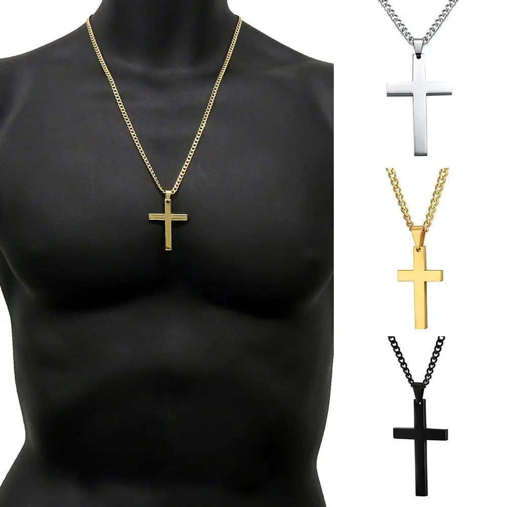 Timeless Simplicity: Classic Cross Pendant Necklace