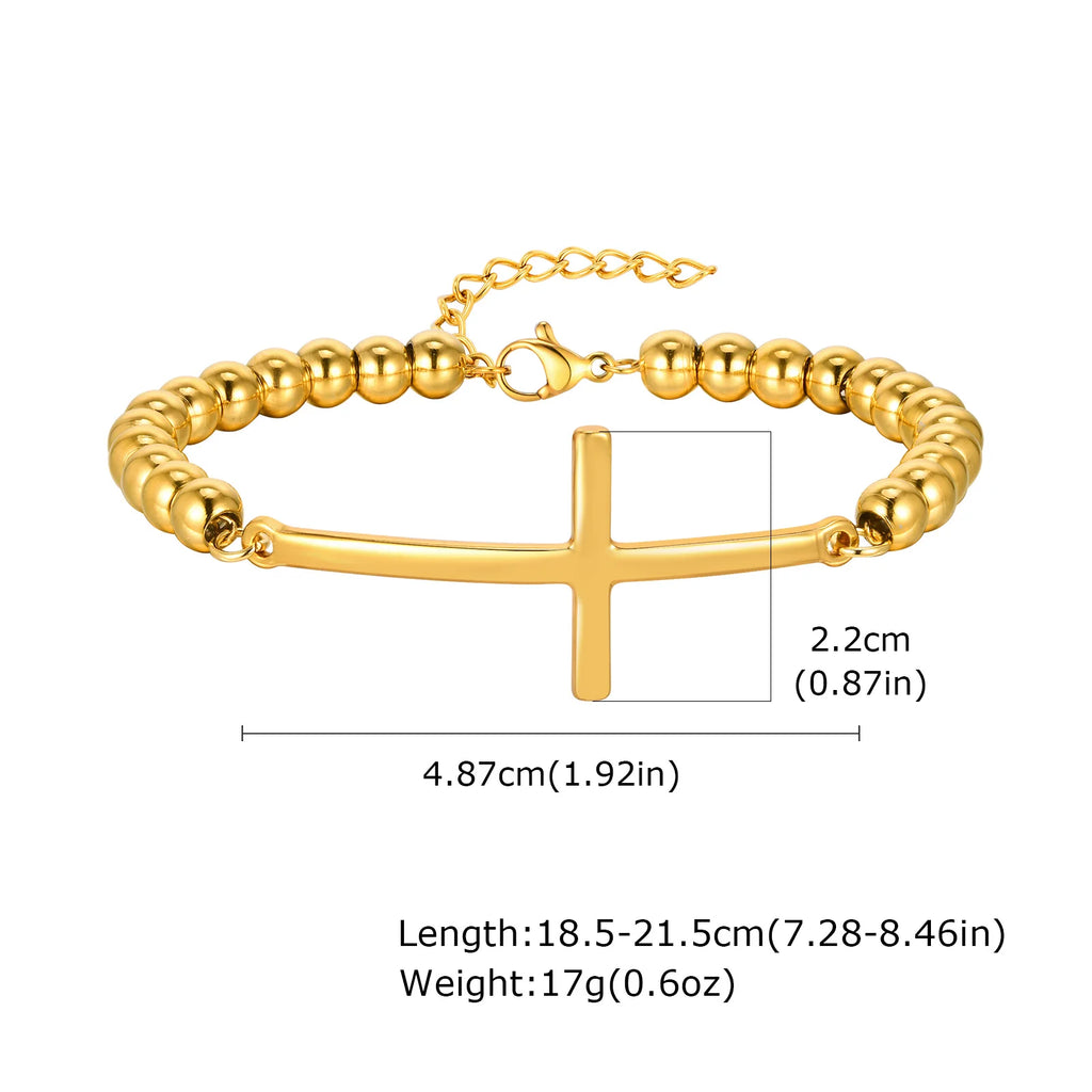 Amulet of Protection: Saint Benedict Cross Bracelet Range – Stainless Steel