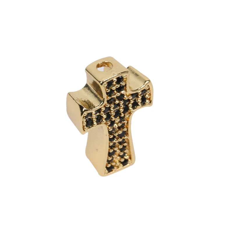 Maximum Sparkle: Cubic Zirconia Crystal Cross Pendants Collection
