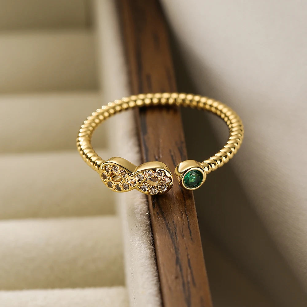 Brilliant Devotion: The Zircon Cross Ring Range