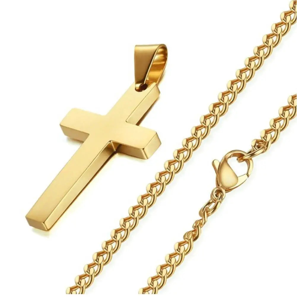 Timeless Simplicity: Classic Cross Pendant Necklace