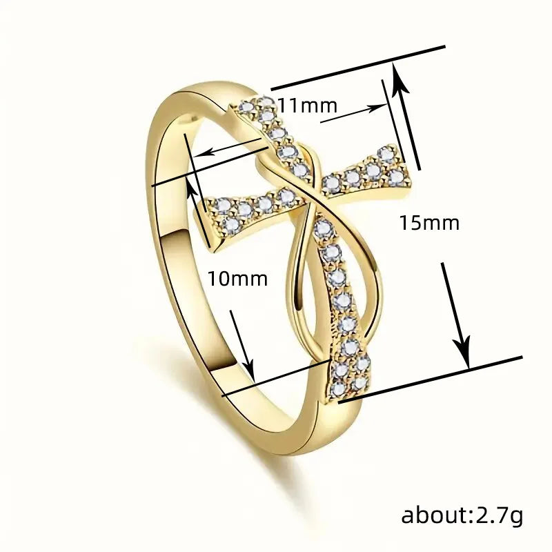 Radiant Faith: The Zircon Cross Ring – Accessible Luxury