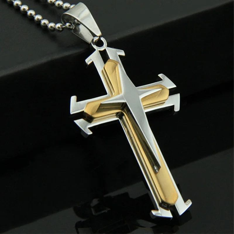 Unwavering Faith: The Belief Cross Amulet Pendant Necklace