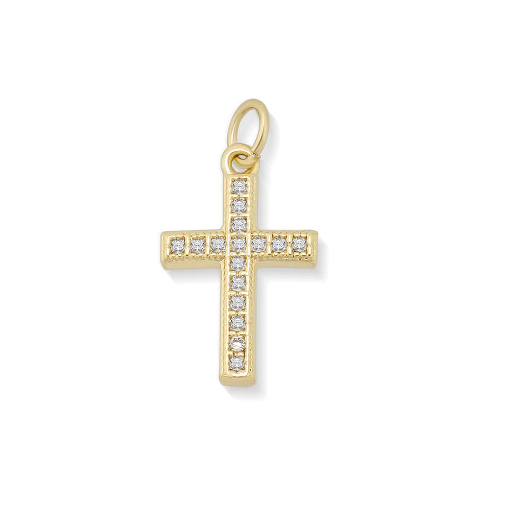 Maximum Sparkle: Cubic Zirconia Crystal Cross Pendants Collection