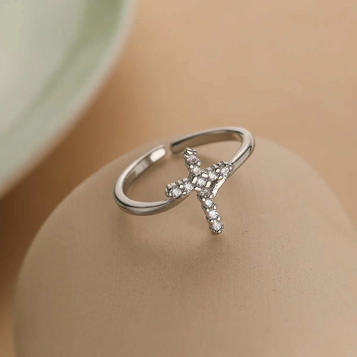 Brilliant Devotion: The Zircon Cross Ring Range