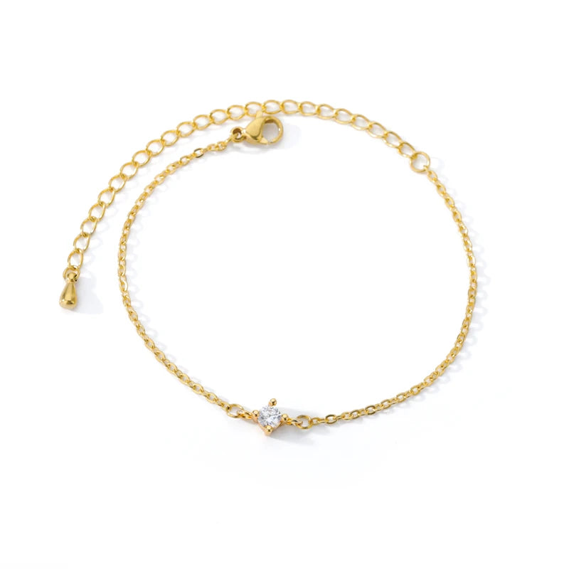 Radiant Devotion: Crystal Cross Bracelet Collection – Stainless Steel