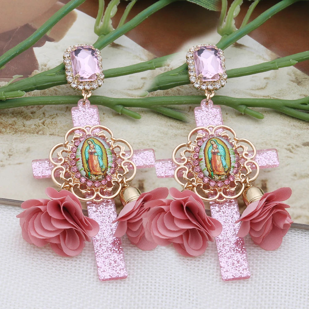 Festival Ready: Bohemia Cross Dangle Earring Range with Long Tassels