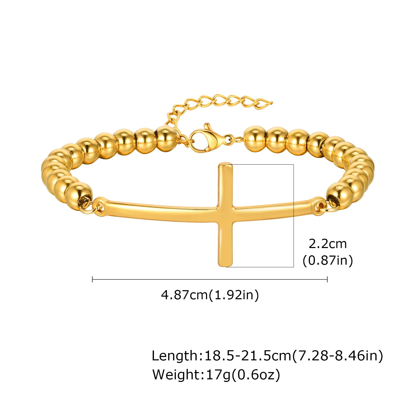 Amulet of Protection: Saint Benedict Cross Bracelet Range – Stainless Steel