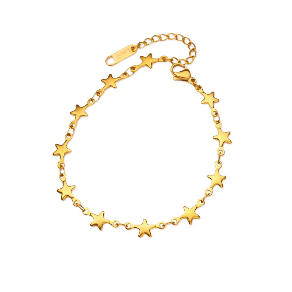 Radiant Devotion: Crystal Cross Bracelet Collection – Stainless Steel