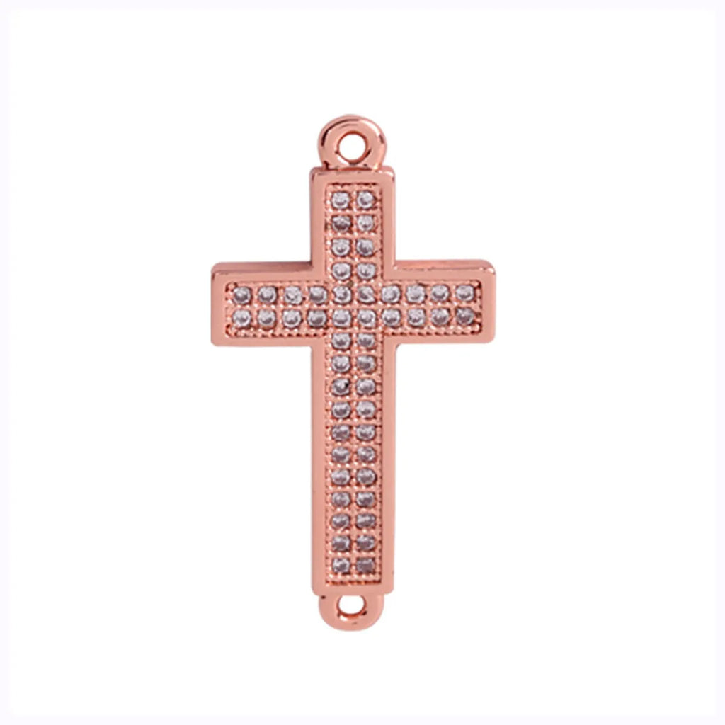 Maximum Sparkle: Cubic Zirconia Crystal Cross Pendants Collection