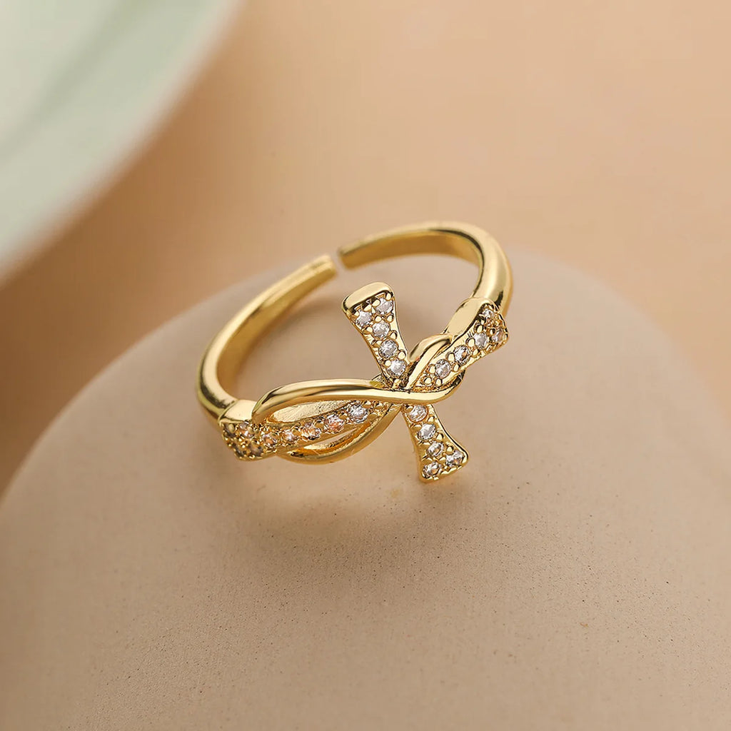 Brilliant Devotion: The Zircon Cross Ring Range