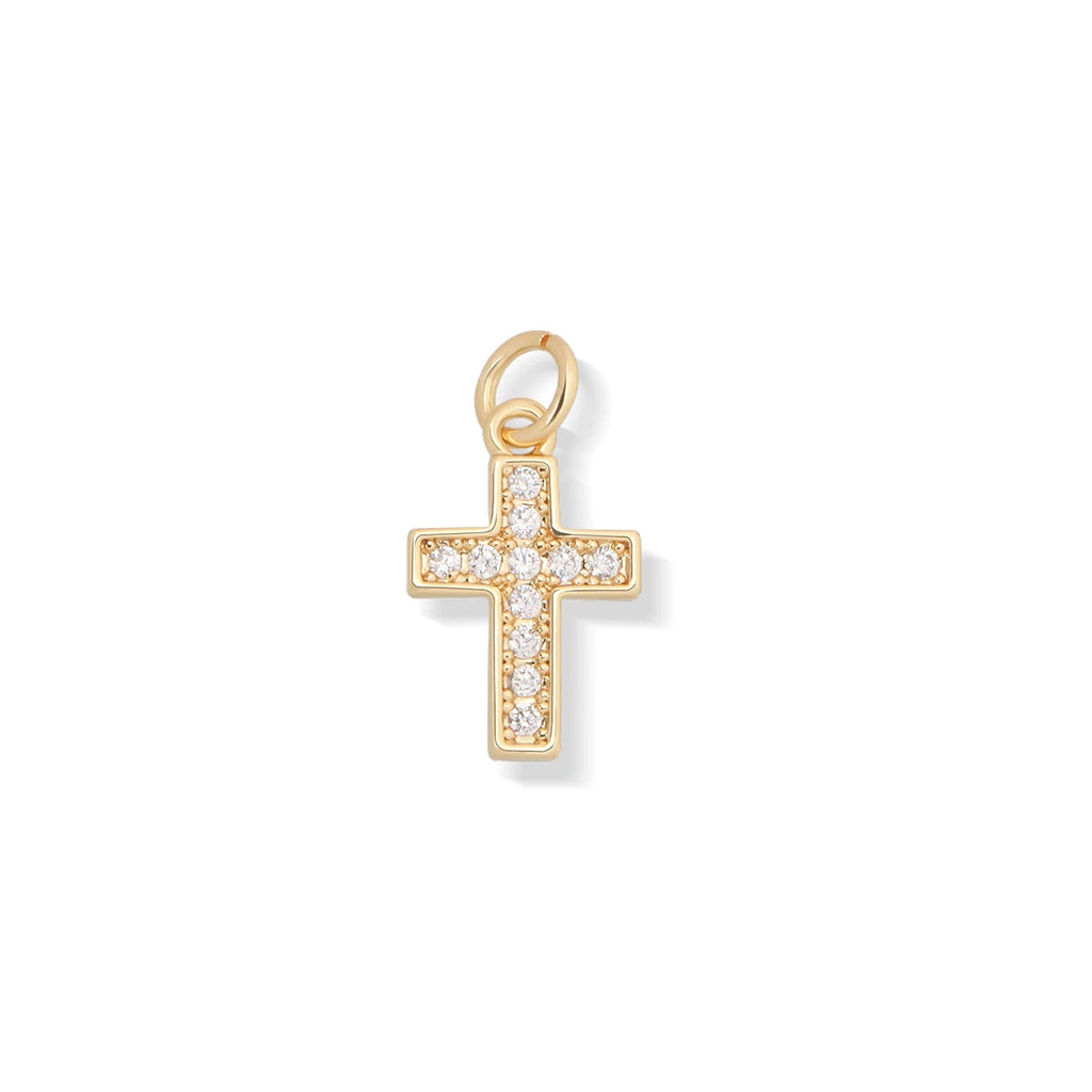 Maximum Sparkle: Cubic Zirconia Crystal Cross Pendants Collection