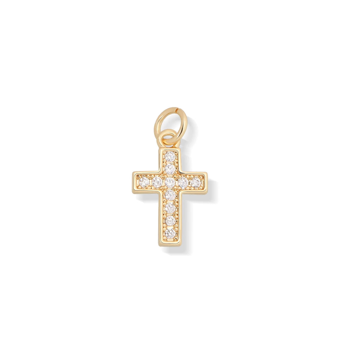 Maximum Sparkle: Cubic Zirconia Crystal Cross Pendants Collection
