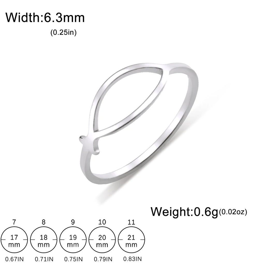 Wear Your Belief: Faith Rings – Stainless Steel