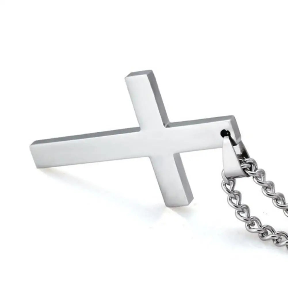 Timeless Simplicity: Classic Cross Pendant Necklace