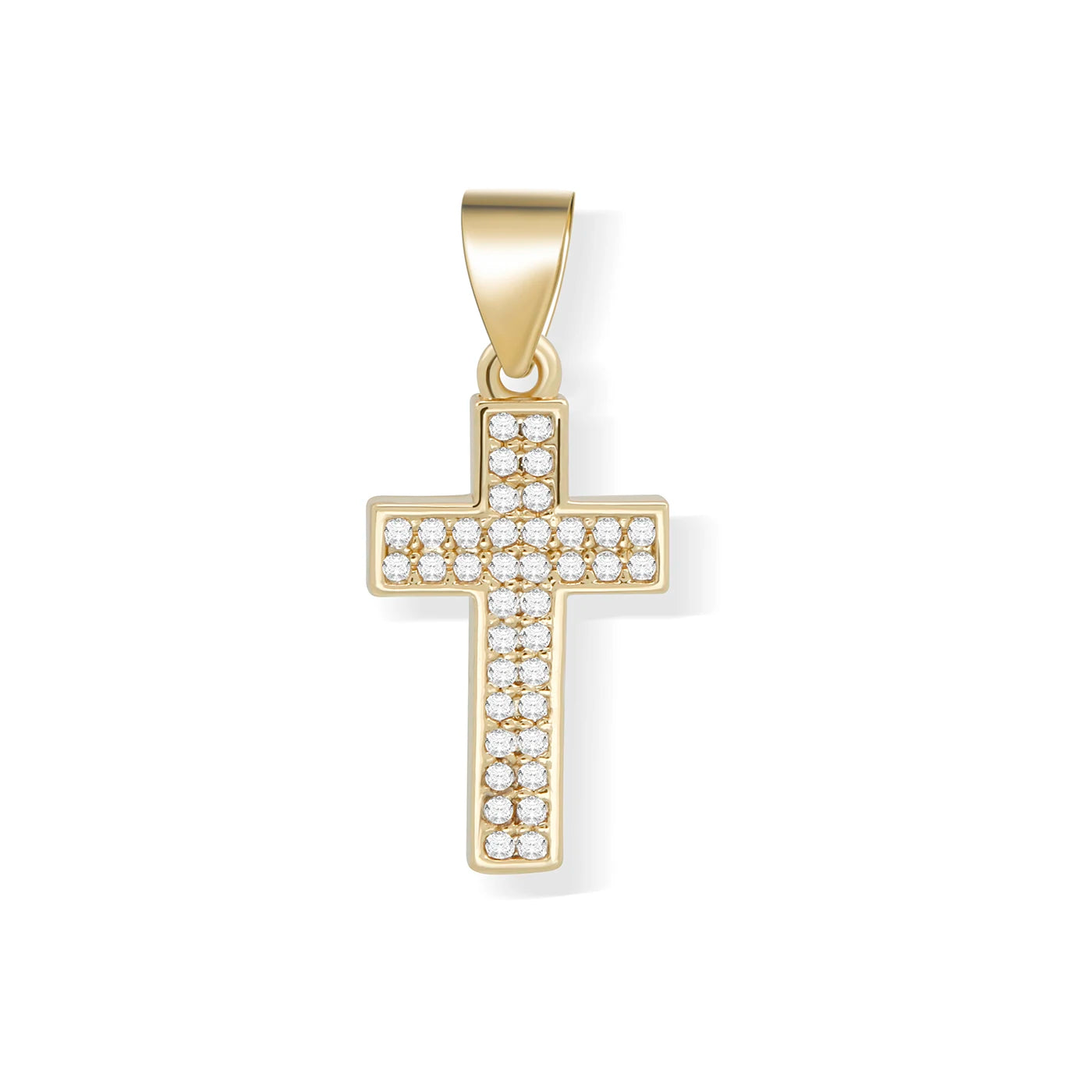 Maximum Sparkle: Cubic Zirconia Crystal Cross Pendants Collection