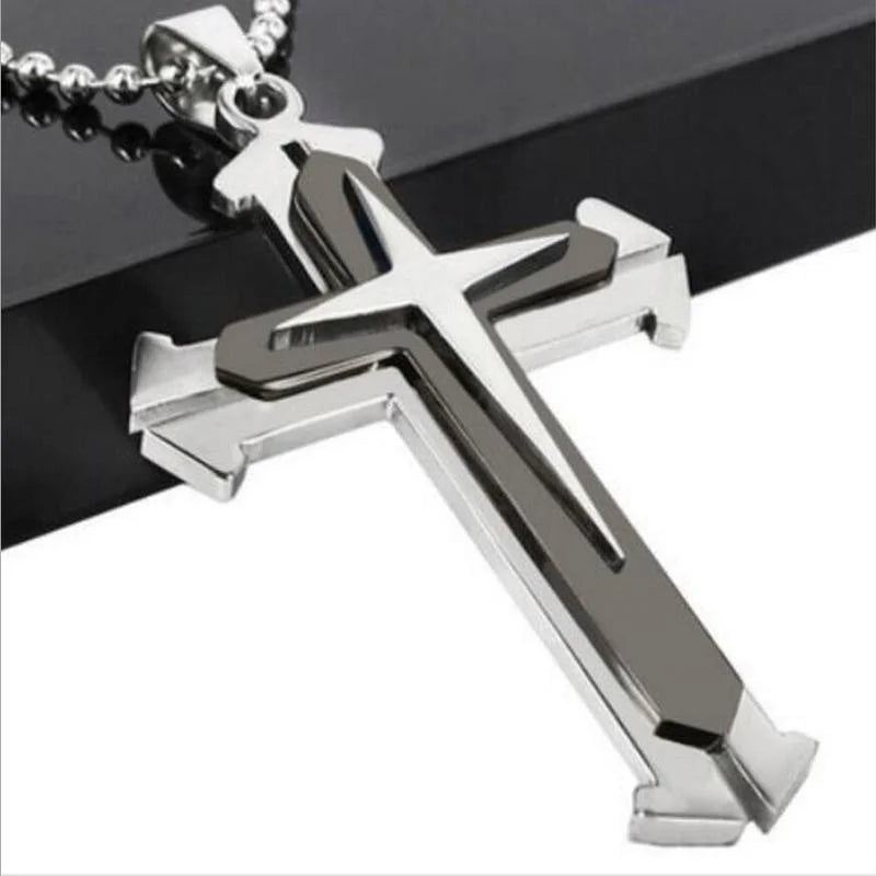Unwavering Faith: The Belief Cross Amulet Pendant Necklace