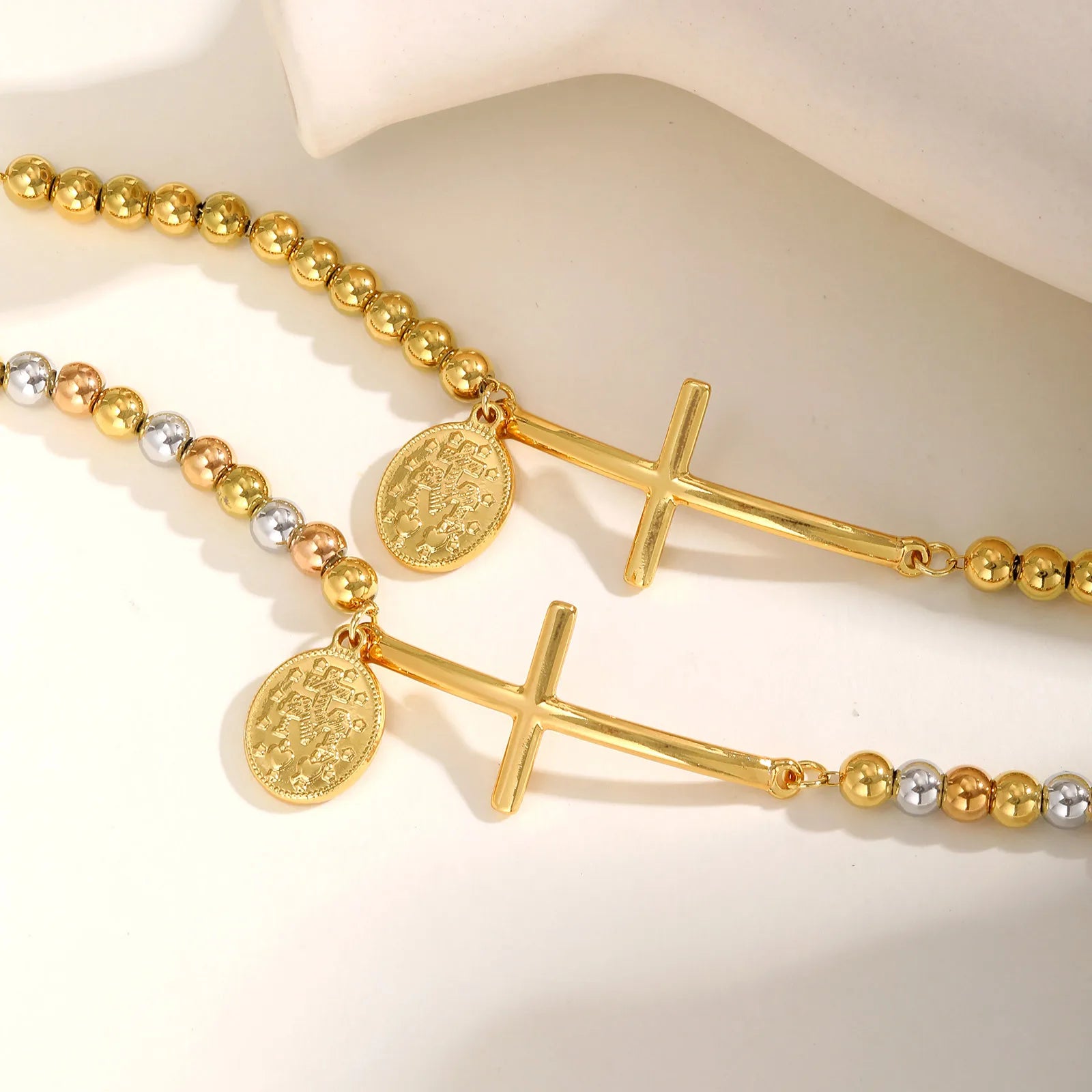 Amulet of Protection: Saint Benedict Cross Bracelet Range – Stainless Steel