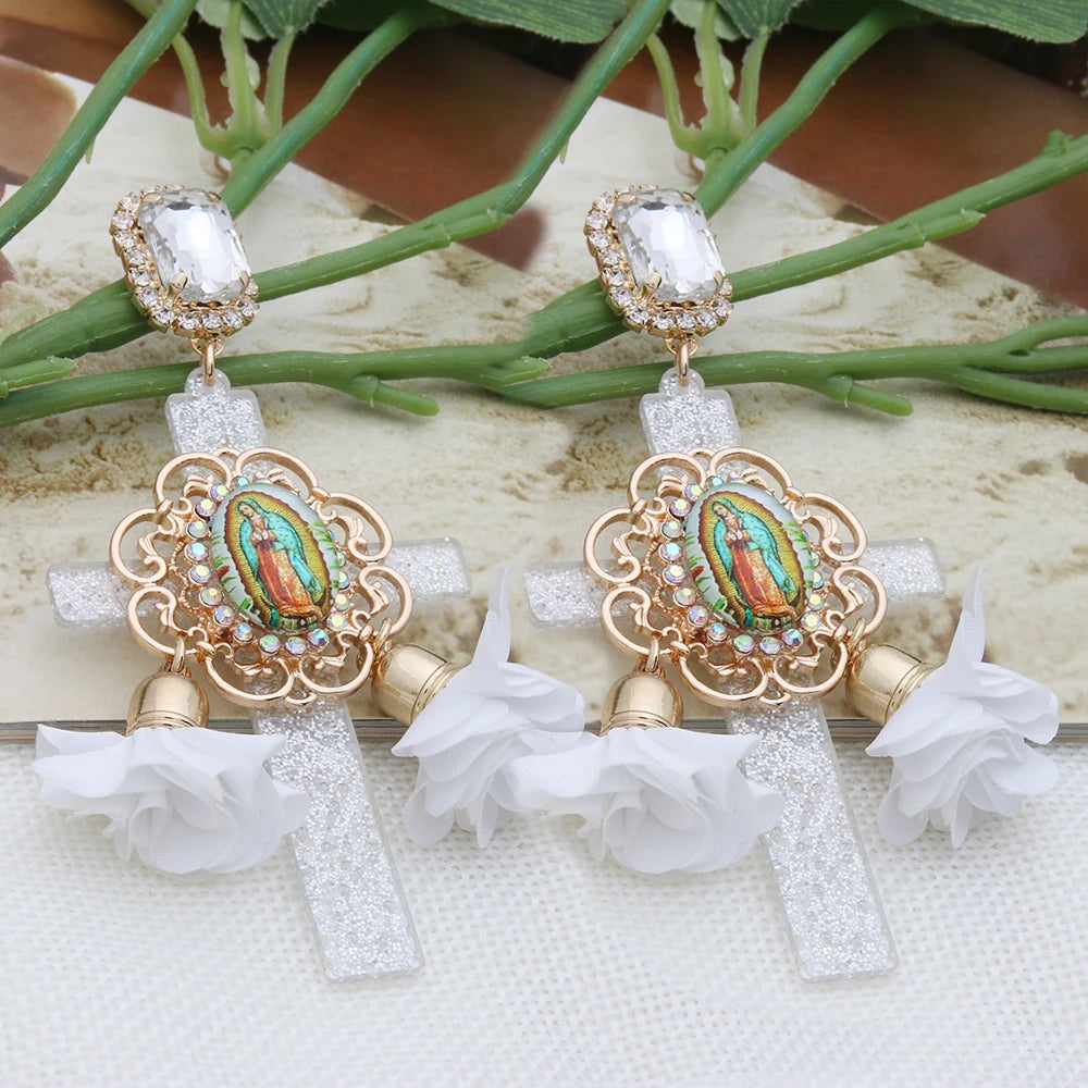 Festival Ready: Bohemia Cross Dangle Earring Range with Long Tassels